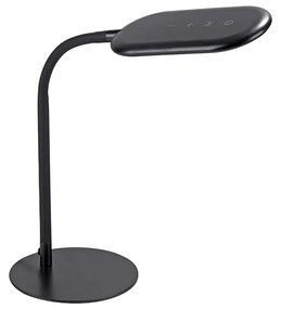Modern asztali lámpa fekete, szabályozható LED-del - Kiril
