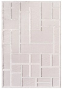Krémszínű kültéri-beltéri futószőnyeg 80x150 cm Doha 1657 Cream – Ayyildiz Carpets