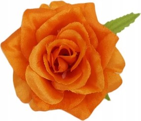 Scarlet rózsa, narancssárga 24 db-os művirág szett