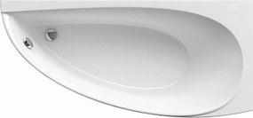 Ravak CH01000000 - Sarokkád AVOCADO 160x75 cm akrilát/fehér