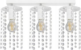 Csillár Mennyezeti Függőlámpa Crystal 3 Fehér