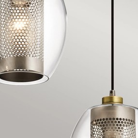 Kichler Asher II KL-ASHER-3PR-AP Függőlámpa 3x60 W/E27