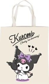 Hello Kitty Kuromi Charming vászontáska, bevásárlótáska 44 cm