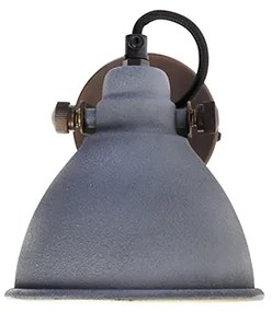 Ipari fali lámpa betonból rézzel állítható - Liko