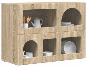 Széf Sonoma tölgy 80,5 x 35 x 59 cm Faanyag