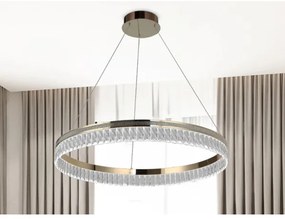 LED fényerőszabályozható kristálycsillár kábelen THALIA LED/55W/230V 3000-6000K + távirányító