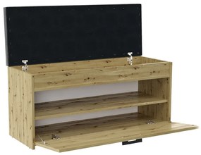 Parma cipőtároló pad, tölgy
