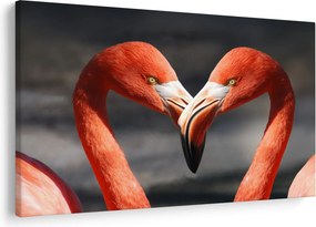 Két szerelmes flamingó képe (90x60 cm)