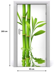 Ajtó tapéta Bambusz 85x205 cm