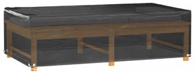2 db téglalap alakú kerti bútorhuzat 8 fűzőlyukkal 125x70x35 cm