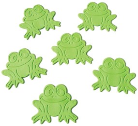 Gyerek csúszásgátló alátét szett fürdőkádba 6 db-os 9x8 cm Grenouilles – Spirella