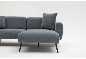 PISA L-alakú sarokgarnitúra, jobb oldali, szürke