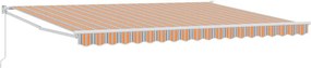 Behúzható napellenző Sokszínű 450 × 300 cm