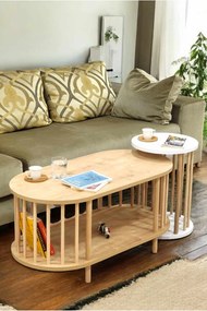 Peka111-125 - Sapphire Oak, White