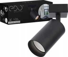 Mennyezeti Lámpa Spot Sín Halogén Lámpatest Fekete GU10 Edo