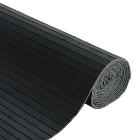 fekete bambusz térelválasztó 165 x 250 cm