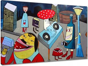 Vászonkép 90x60 Graffiti Utcaművészet