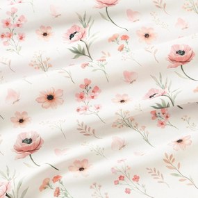 Goldea kör alakú teflonos terítő - rózsaszín virágok Ø 100 cm