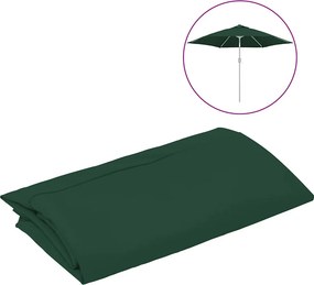 vidaXL zöld kültéri napernyőponyva 300 cm