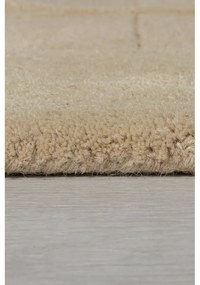 Bézs gyapjú kerek szőnyeg ø 160 cm Gigi - Flair Rugs
