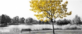 Kép - Pihenés a parkban (120x50 cm)