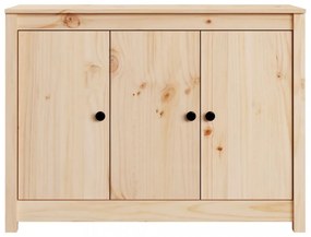 tömör fenyőfa tálalószekrény 100 x 35 x 74 cm
