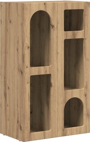 vidaXL Széf Artisan tölgy 59 x 35 x 100,5 cm Faanyag