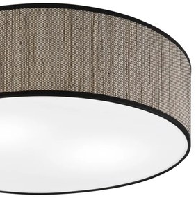 Mennyezeti lámpa SIRJA 2x E27/15W/230V, Ø 45 cm, barna