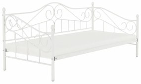 Egyszemélyes ágy 90 cm Danina (fehér) (ágyráccsal). 1016020