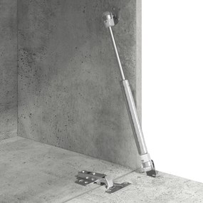 vidaXL Beton Szürke Íróasztal Beton Szürke Mérnöki Fa Standard Tárolás