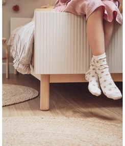 Krémszínű babaágy 70x140 cm Miloo – Pinio