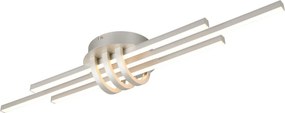 TRIO R67873107 CINTO Modern LED Mennyezeti Lámpa Ezüst LED IP20