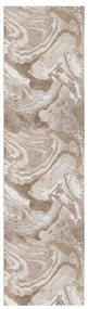 Bézs futószőnyeg 80x300 cm Marbled – Flair Rugs