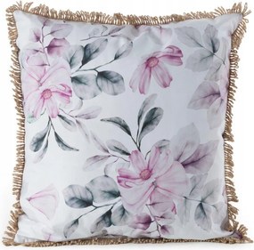 GARDEN/30B vízálló kerti párnahuzat 45x45 cm loft boho virágok