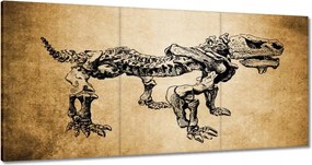 Festmények 120x60 Dinoszaurusz őstörténet Dino
