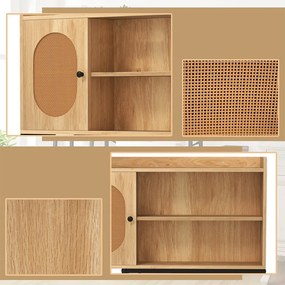 Polcos wc feletti tárolószekrény