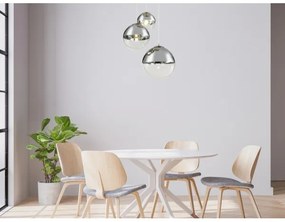 GLOBO 15851-3 - Csillár zsinóron VARUS 3xE27/40W/230V