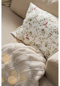 Fehéresbézs kötött takaró 130x170 cm Chunky Marl Knit – Catherine Lansfield