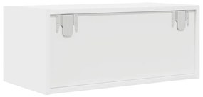 fehér szerelt fa TV-szekrény 60x31x25,5 cm