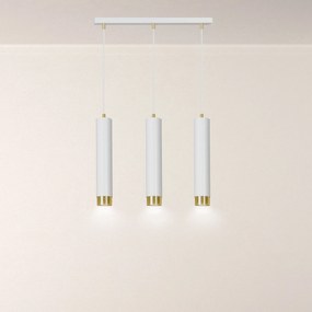 Emibig modern függeszték kibo fehér arany emi642/3