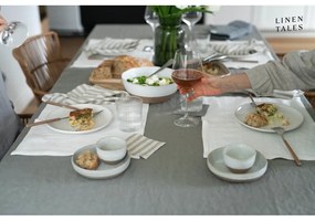 Len asztalterítő 140x300 cm Khaki – Linen Tales