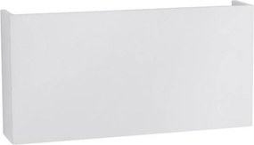 Nova Luce kültéri fali lámpa Mile fehér alumínium és üveg Led 2x5W 3000K