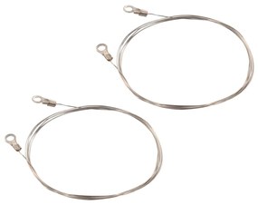 vidaXL 2 db vágóhuzal habvágóhoz 137 cm