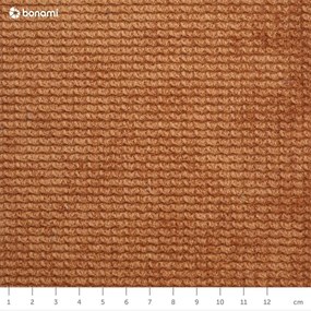 Barna kordbársony kinyitható-tárolóhelyes kanapé 215 cm Bjork – Bonami Selection