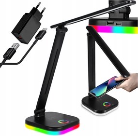 LED-es asztali lámpa Iskolai érintés Olvasóasztalhoz Indukció Usb
