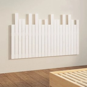 fehér tömör fenyőfa fali fejtámla 140x3x80 cm