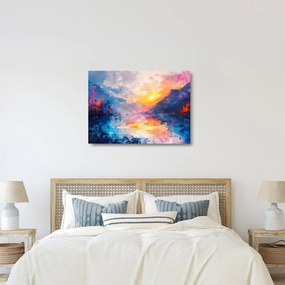 Üveg kép - Tájképfestészet (70x50 cm)