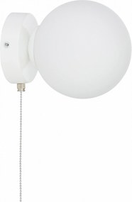 Fali Lámpa Láncos Be/ki kapcsolóval Üveg Lámpabúra Gömb