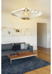 Fehér 1xE27/60W/230V mennyezeti lámpa, 47 cm átmérővel