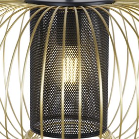 Design lógólámpa arany fekete színben 50 cm - Marnie